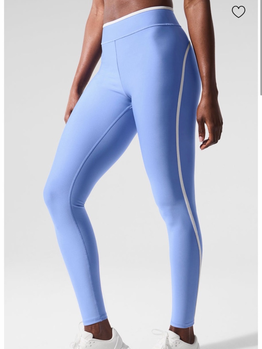 ALO Airlift High Waist Charger 7/8 - crystal clear blue/white XS